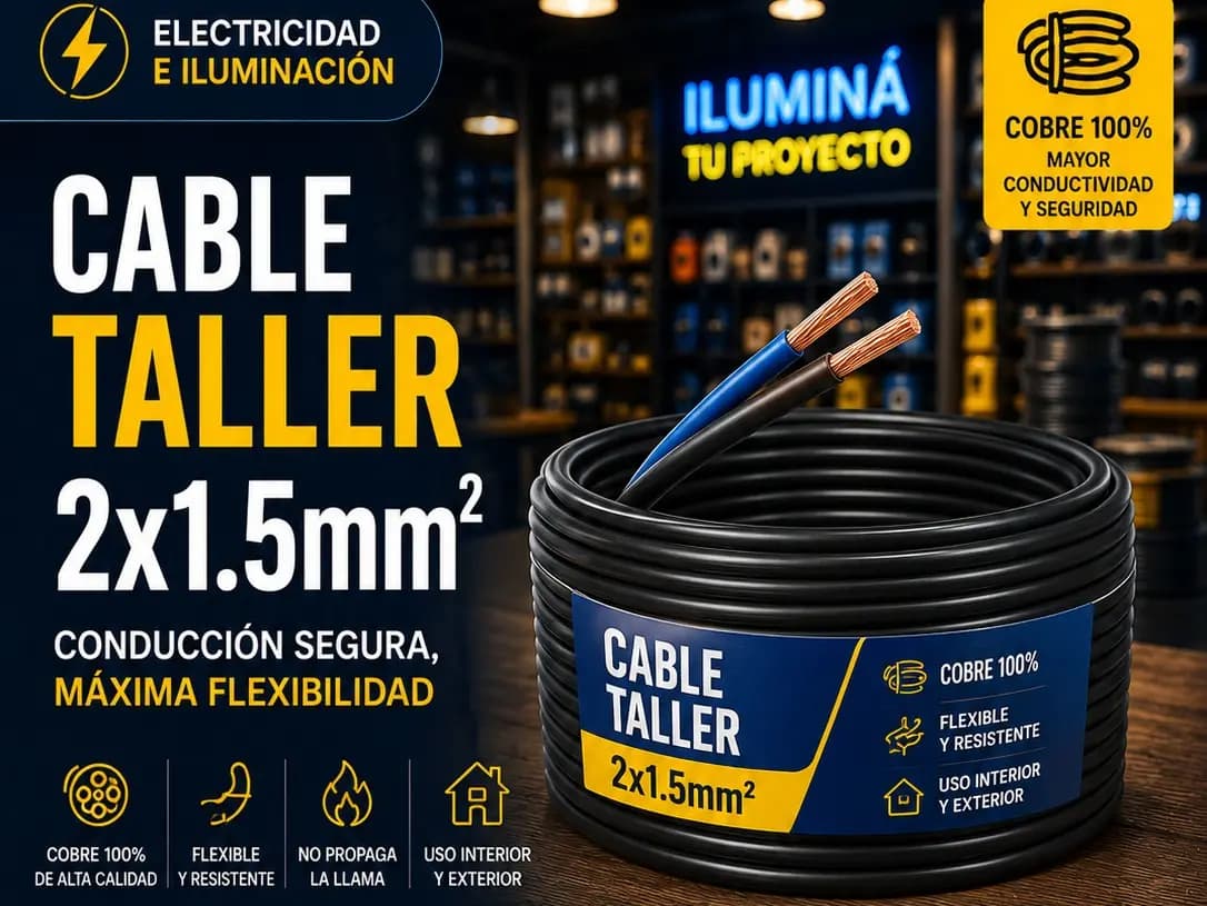 Cable Taller 2x1.5mm