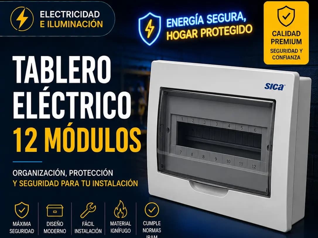 Tablero Eléctrico 12 Módulos