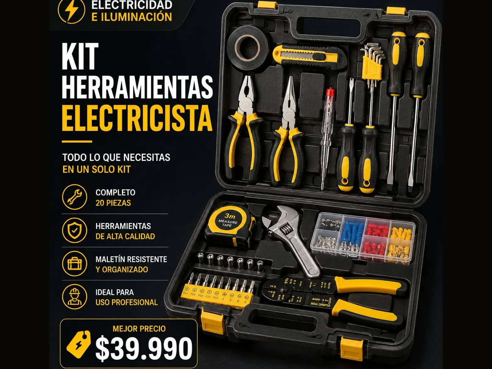 Kit Herramientas Electricista