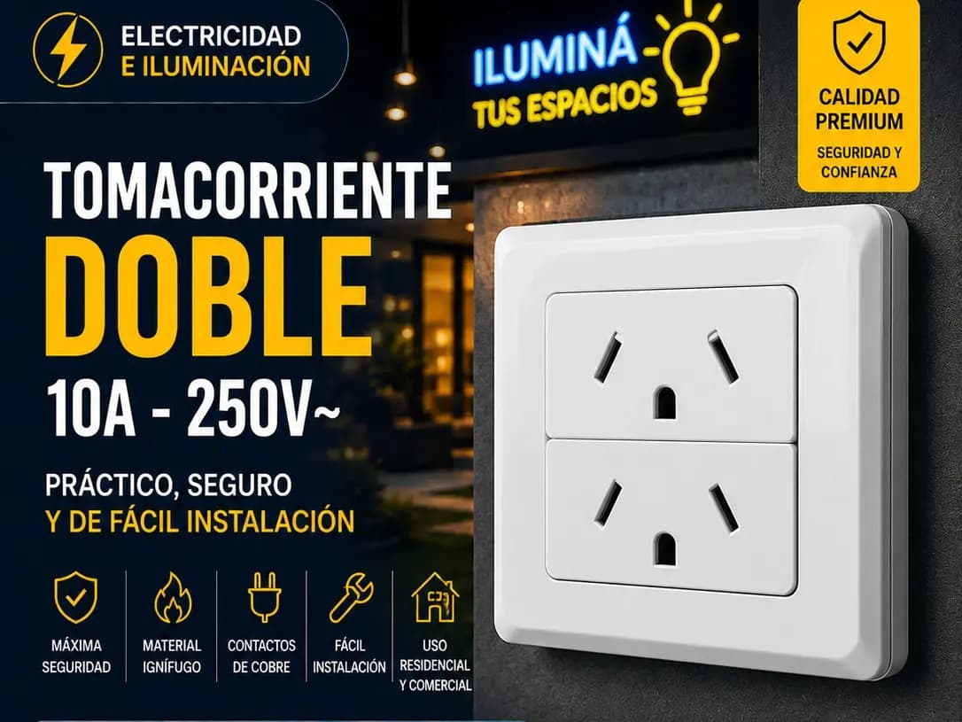 Tomacorriente Doble