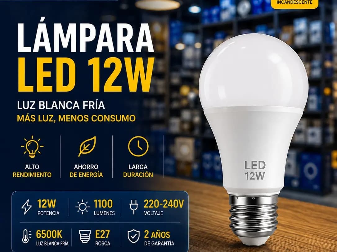 Lámpara LED 12W