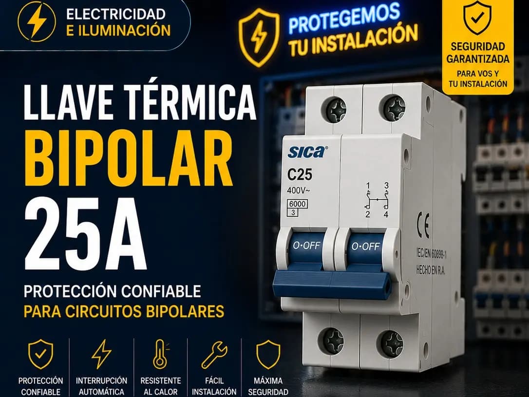 Llave Térmica Bipolar 25A