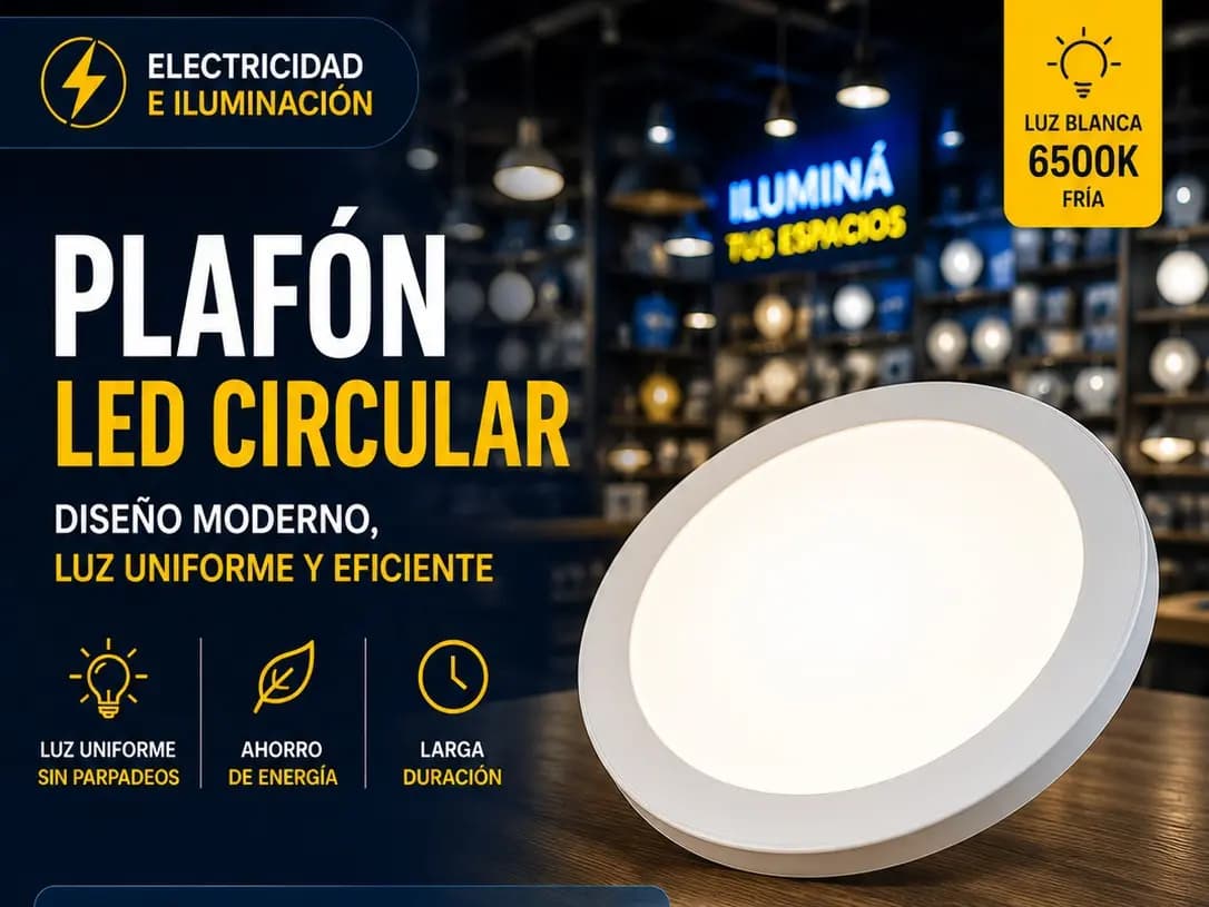 Plafón LED Circular