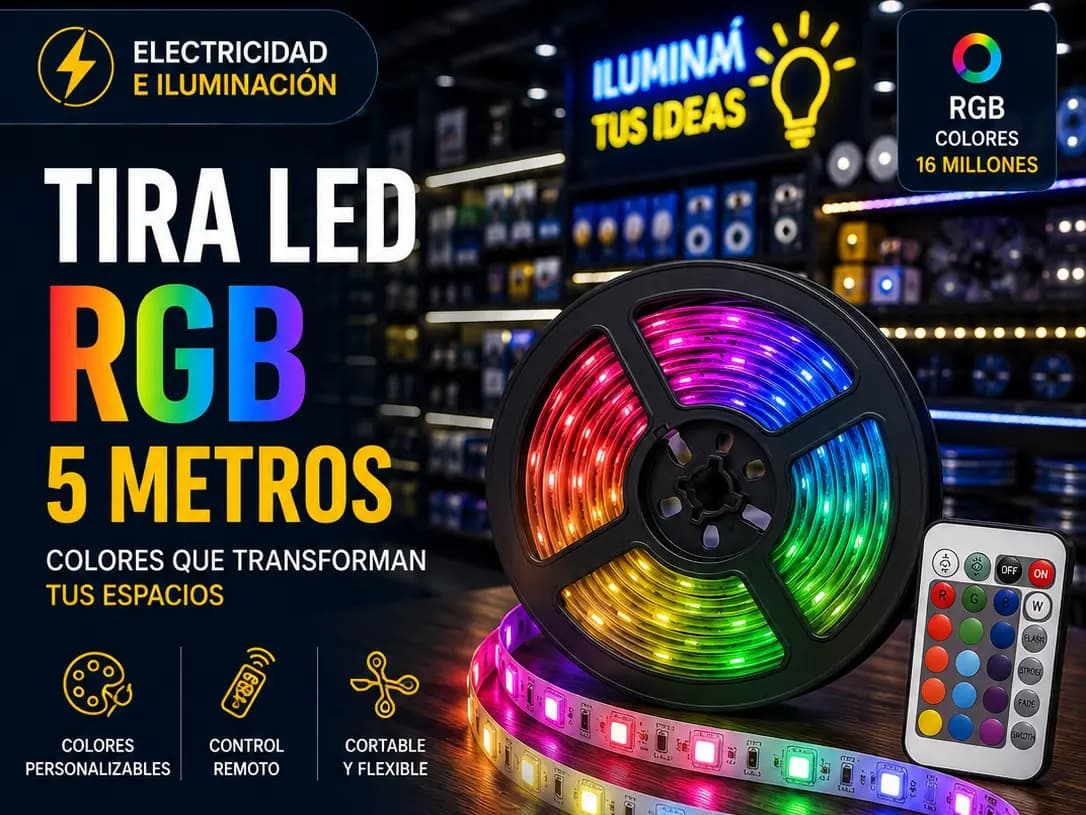 Tira LED RGB 5 Metros
