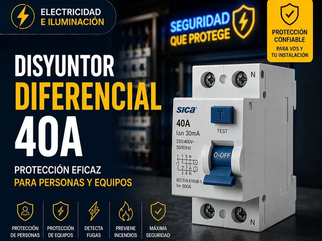 Disyuntor Diferencial 40A